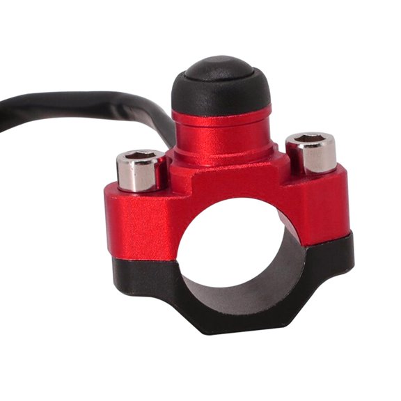 Fanoery CNC Motorcycle Universal Stop Start Kill Switch Button With Rotating Bar Clamp Suitable For YZF WRF CRF EXC XCF 125 250