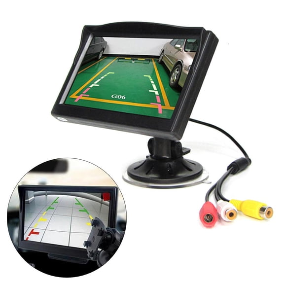 Fanoery Car Parking Assistant System Kit LCD Monitor Display Rearview High Definition Screen Back-up Camera Rear View Camera