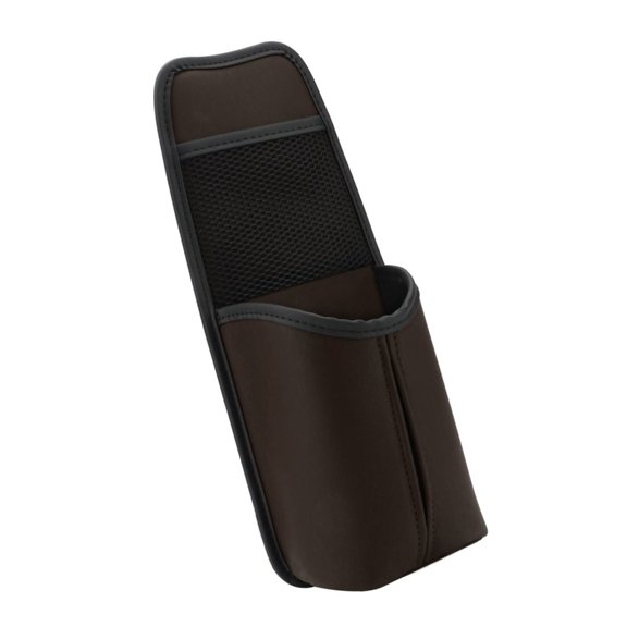 Fanoery Car Seating Storage Solution with Elastic Net and Zipperd Pocket for Easy Access
