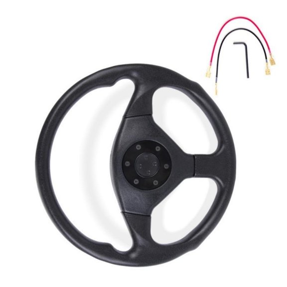 Fanoery Competition Ready Steering Wheel High Strength Build Comfort Handle for Vehicles