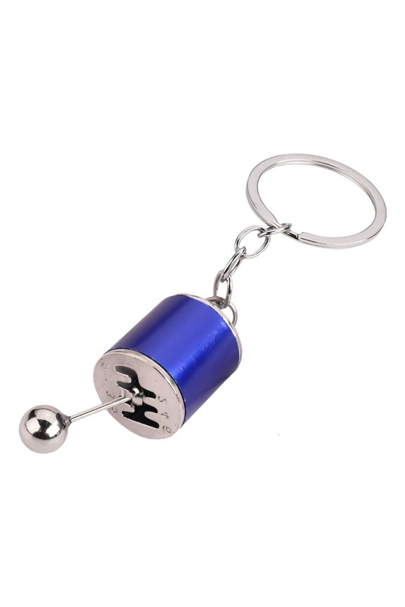 Creative Customizable Car Accessory Six Speed Gear Stick Knob Shifter Keyring Keychain In Modern Design for Motorcycles