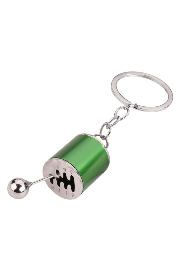 Creative Customizable Car Accessory Six Speed Gear Stick Knob Shifter Keyring Keychain In Modern Design for Motorcycles
