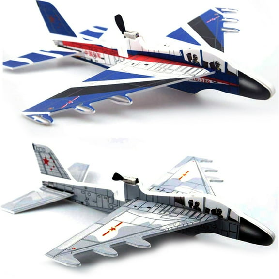 Fanoery DIY Model Kit Foam plane Scaled Electric craft Glider Toy Boys Easter Gift