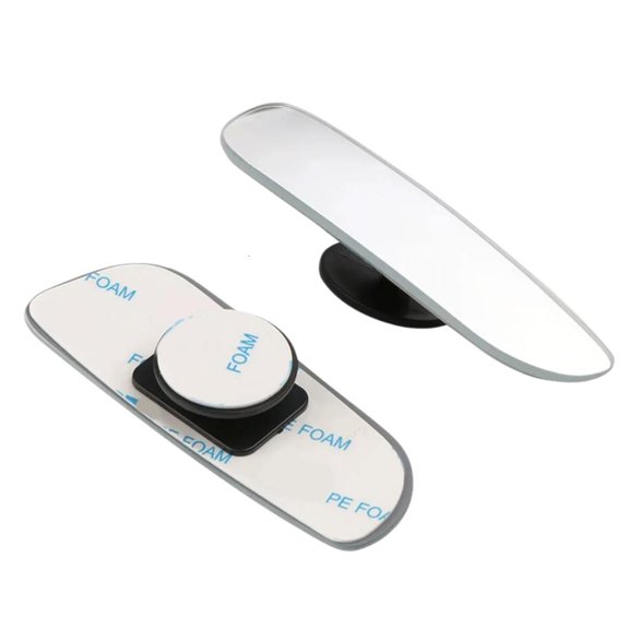 Fanoery Frameless Car Rearview Assist Mirror 360 Adjustable Wide View For Safe Driving