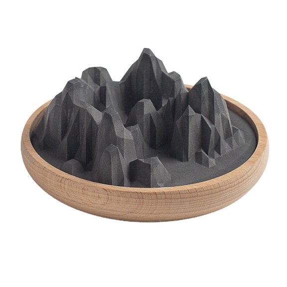 Fanoery Hill Shape Diatomite Decorations Fragrances Diffuser Unique Desktop Ornaments