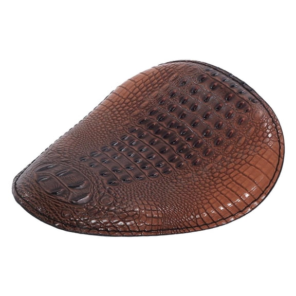 Fanoery Luxury Embossed Spring Assisted Triangle Seat Pad with Enhanced Riding Comfort Quick Fixing for Motorcycles Use