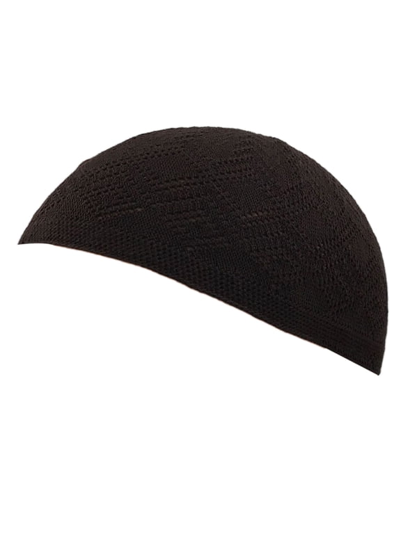 Men Muslims Caps Islamic Prayer Hat Knit Head Wear Hat Ramadans Hat Caps