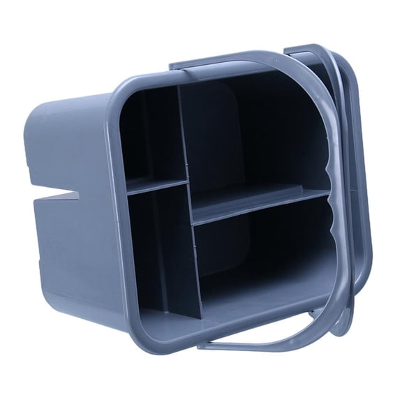 Fanoery Multipurpose Tool Bucket 4 Section Storage Basket With Sturdy Handles Perfect For Tool Cleaning Supplies And More