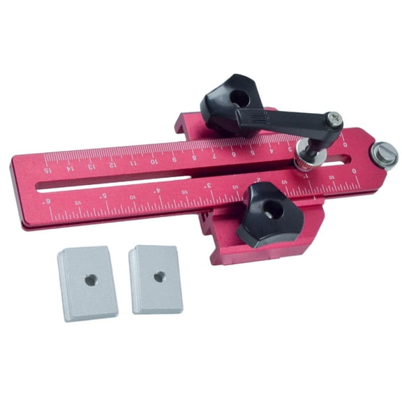 Fanoery Precisions Woodworking Clamp Tool Adjustable Thin Rips Jig From 2-5/8Inch To 8Inch For Routers Tablesaw Compatibility