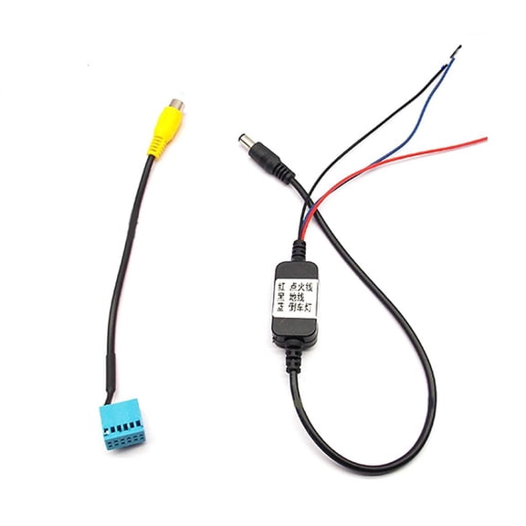Fanoery Rear View Camera Delay Timer Relay Filter Rectifier PQ MIB RCA Conversion Cable
