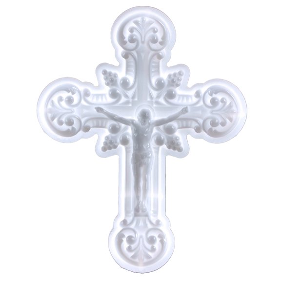 Fanoery Silicone Crafts Making Molds Cross Shape Silicone Material DIY Hand-Making Tools