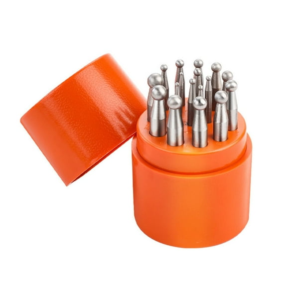 Fanoery Steel Punch Set Goldsmithing Tool Jewelry Crafting Tool for Jewelry Workshop