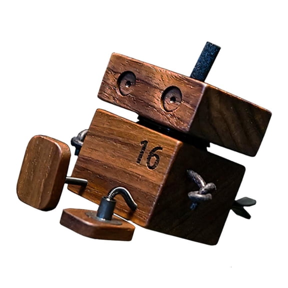 Fanoery Swinging Wooden Man Car Decors Handmade Moving Limbs Outlet Air Freshener Clip