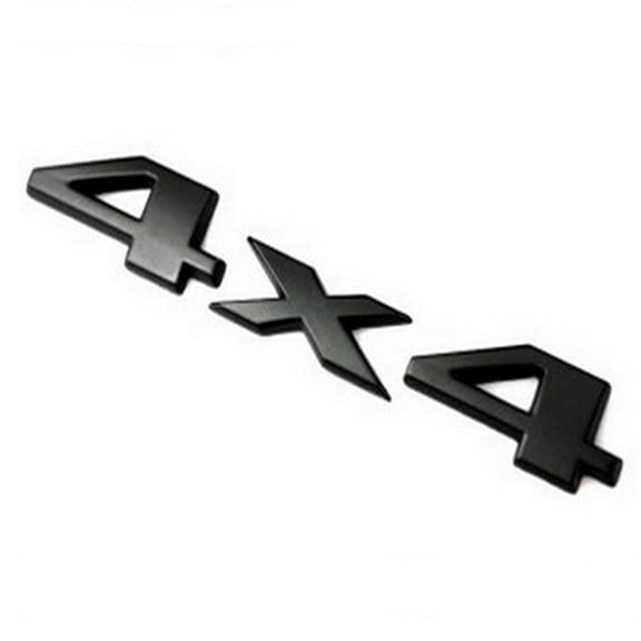 Fanoery Tailgate Insert Letters for 4X4 Four-wheel Drive Side Emblem 3D Strong Adhesive Decals 3D Raised Emblems