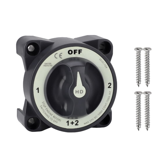 Fanoery Upgrades Battery Selector Switch Battery Protection Switch for Auto & Marine