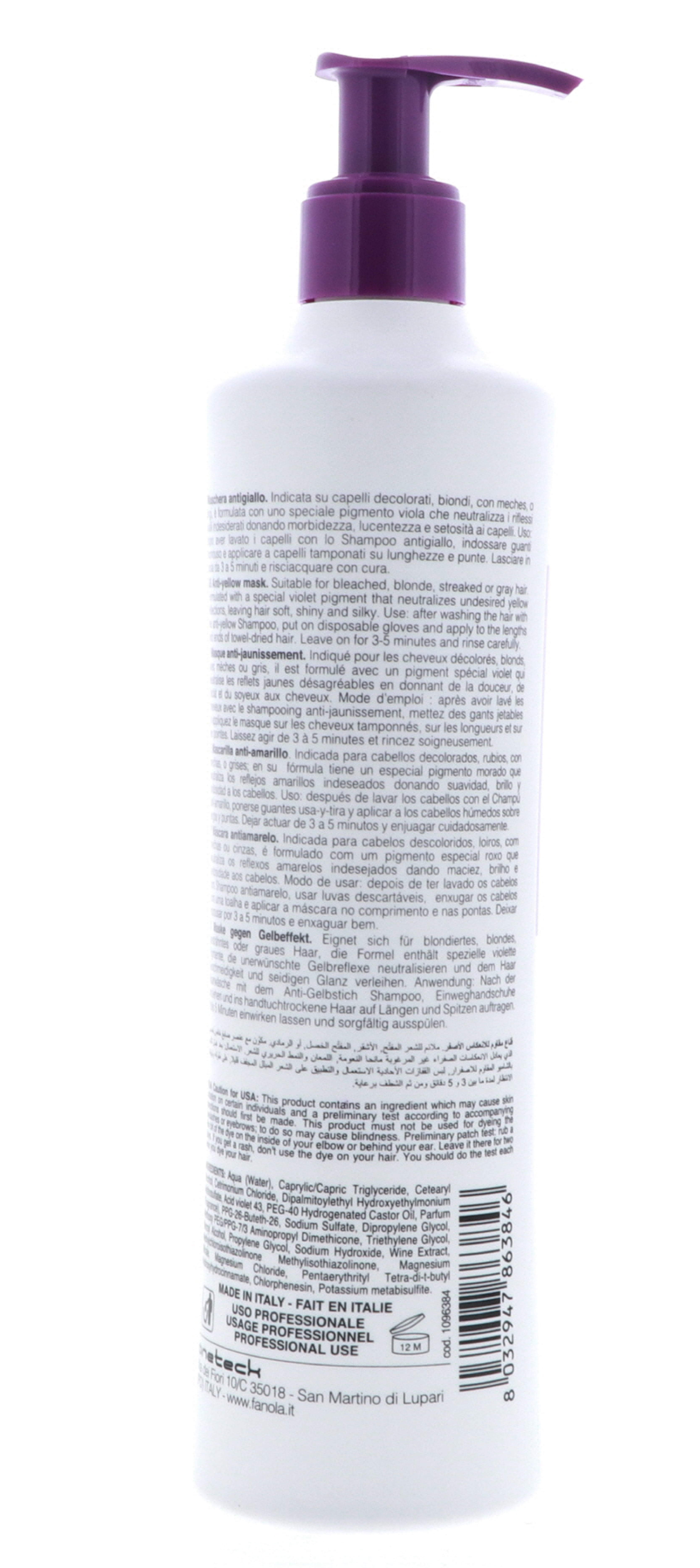 Fanola No Yellow Mask, 11.83 oz