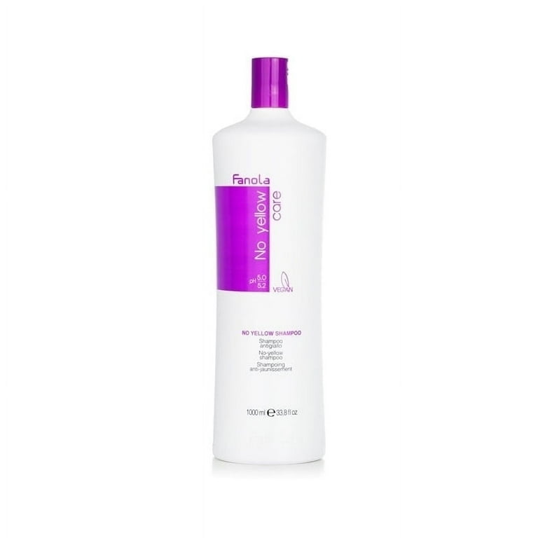 Fanola No Yellow Shampoo, 1000ml/33.8oz, Purple Toning for Blonde