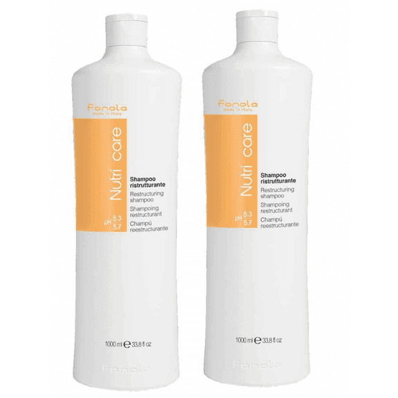 Fanola Nutri Care Restructuring Shampoo, 1000 ml (2 Pack)