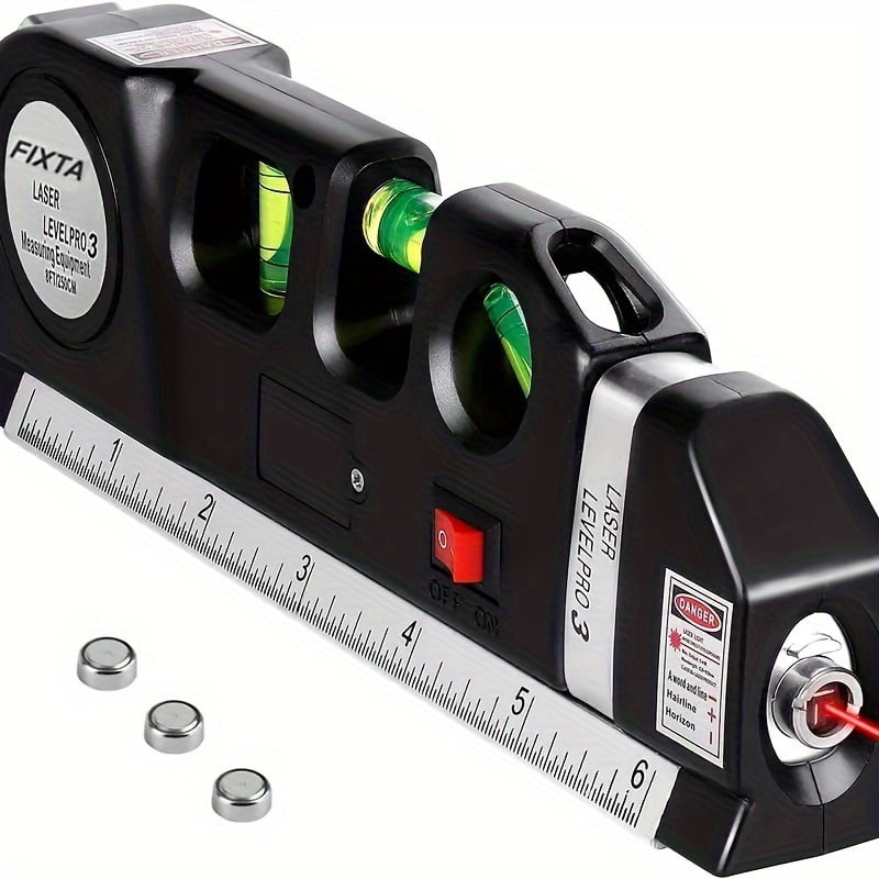 Fanruina Multipurpose Laser Leveling Tool Kit Standard Cross Line Laser and Beam Leveling Device