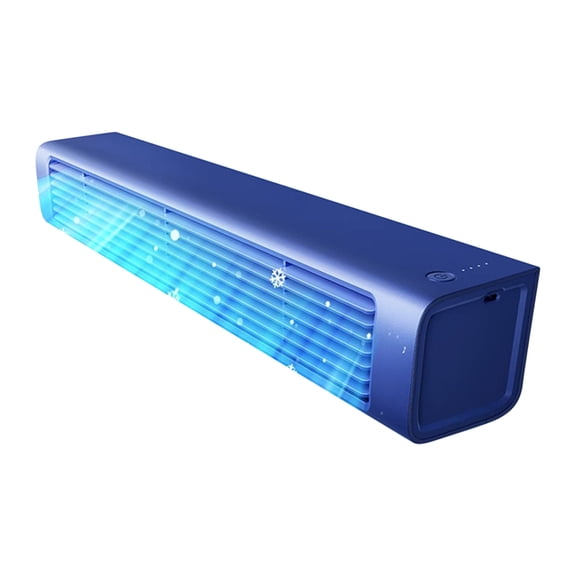 Fans for Bedroom Wall Mounted Bladeless Air Conditioner with Remote App Control, 45 dB Quiet Operation and Space-Saving Design for Dorm Desktop Bathroom