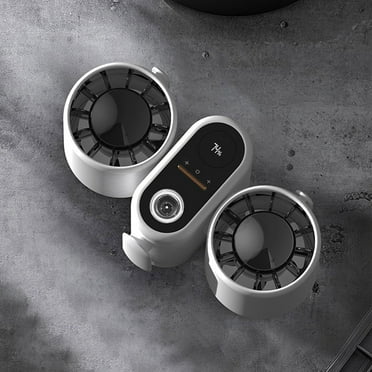 Fans on Clearance ASXITE Fans that Blow Cold,Window Fan,New Outdoor Double-head Waist Fan Emergency Lighting Function Violent Turbine High Wind USB Fan