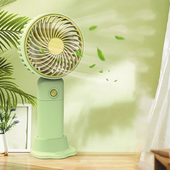 ASXITE Fans that Blow Cold,Handheld Fans,Handheld Turbo Fan USB Rechargeable Silent Student Dormitory Office Portable Wind Turbine Fan