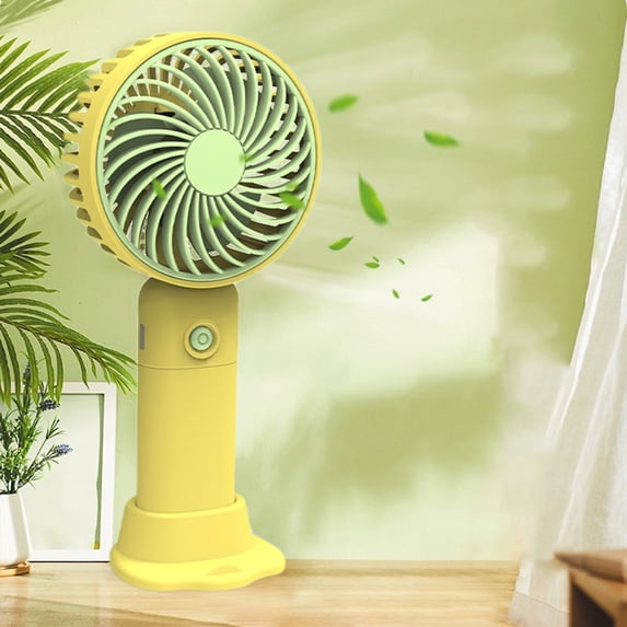 Fans on Clearance ASXITE Fans that Blow Cold,Handheld Fans,Handheld Turbo Fan USB Rechargeable Silent Student Dormitory Office Portable Wind Turbine Fan