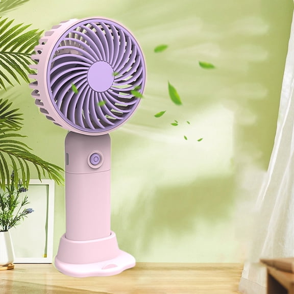 Fans on Clearance ASXITE Fans that Blow Cold,Handheld Fans,Handheld Turbo Fan USB Rechargeable Silent Student Dormitory Office Portable Wind Turbine Fan