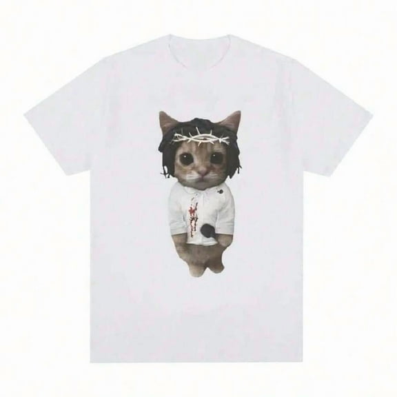 Fans Fashion Short Funny Kendrick Lamars Kittys Cat Enthusiasts T-Shirt Women's Sleeve Tshirt Casual Oversized Shirt Street Wear