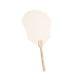 thumbnail image 1 of Fans Handheld Paper Fans Blank Paper Fans with Wooden Sticks Blank Fan for DIY Craft Hand Painting Art Crafting, 1 of 6