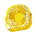 thumbnail image 1 of Fans on Sale and C1earance! Uhuya USB Desk Fan, Mini Fan Portable, 2 Speeds Desktop Table Fan, Plug In Power Fan, Rotation Strong Wind, Quiet Personal Small Fan for Home Desktop Office Travel Yellow, 1 of 7