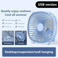 thumbnail image 1 of Fans on Clearance ASXITE Fans that Blow Cold,Desk Fan,Dormitory Desktop Portable Silent Small Fan USB Multifunctional Fan, 1 of 5