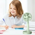 thumbnail image 1 of Fans on Clearance ASXITE Fans that Blow Cold,Desk Fan,Vertical Foldable Telescopic Charging Fan,Mini Portable Desktop,Soft Wind Student Dormitory, 1 of 6