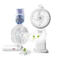 thumbnail image 1 of Fans on Clearance ASXITE Fans that Blow Cold,Handheld Fans,USB Charging Digital Display Humidification Spray Folding Fan Neck Spray Fan 5000mA, 1 of 6
