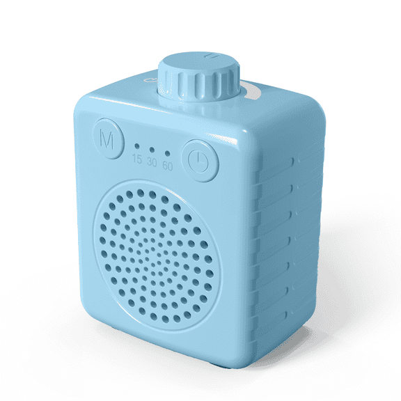 Fansbe Sleep Travel Size, White Noise Machine Baby Portable, Small Adults Sound Machine (Blue)