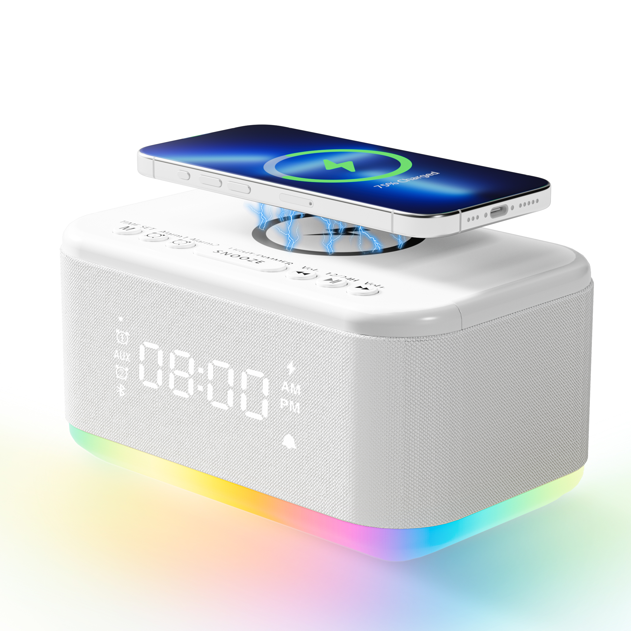 Alarm Clock with Multiple Alarms Light Alarm Clock Simples Display