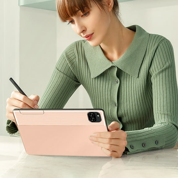 Fanshiluo 10.1 Inch HD Tablet - 10 Core Processor, 2GB RAM, 16GB ROM, Dual SIM, Voice Call, WiFi, Bluetooth, Front and Rear Cameras, 3800mAh Battery(Gold)