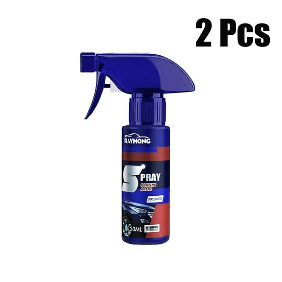 Fanshiluo 120ML*2 Fast-acting Coating Spray Liquid Ceramic Spray Coating Coat Quick Nanotechnology Coating Auto Spray Wax 120ML