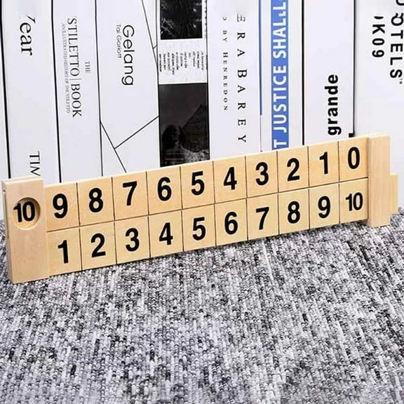 Fanshiluo 2pcs Puzzle Stationery Combination And Decomposition Digital Decomposition Ruler