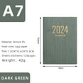 thumbnail image 1 of Fanshiluo A7 Mini Notebook Organizer Planner Daily Planner Notebook Travel Diary, 1 of 2