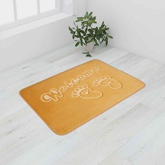 Fanshiluo Bathroom Floor Mat,Bathroom Diatomaceous Mud Absorbent Mat,Bathroom Entrance Carpet,Entrance Soft Foot Mat