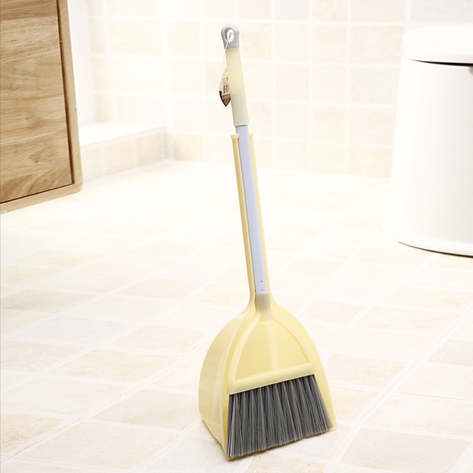 Fanshiluo Broom And Dustpan Set With Long Handle, Light Weight
