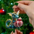 thumbnail image 1 of Fanshiluo Christmas Decorations,Christmas Car Decoration Pendant Scene Layout Pendant Crafts Gifts, 1 of 3