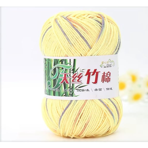 Fanshiluo Colorful Hand Knitting 50g Knitting Crochet Milk Soft Baby Cotton Wool Yarn