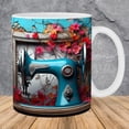 thumbnail image 1 of Fanshiluo-Floral Sewing Machine Mug,Funny Coffee Mug - Sewing Mug,Any Day Spent Sewing Is A Good Day ,Sewing Machine Cup,Sewing Coffee Mug on Sale, 1 of 5
