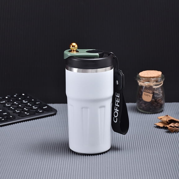 Fanshiluo-Intelligent Temperature Display 316 Stainless Steel Luxury Coffee Cup,Car Portable Direct Drinking Cup,High Color Value,Rope Warming Cup on Sale