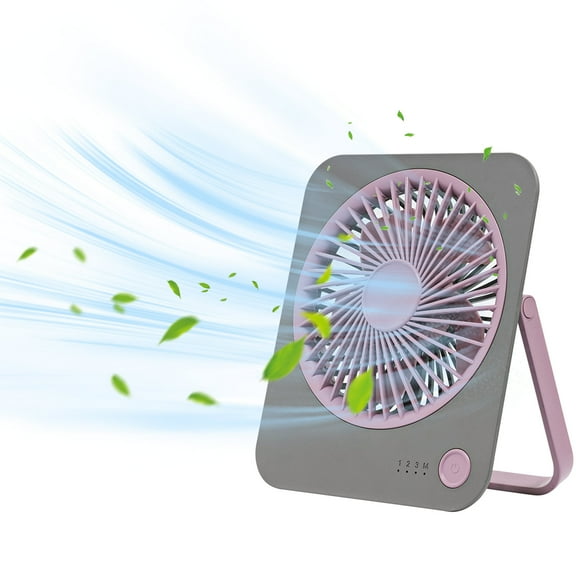 Fanshiluo New Ultra-thin Mini Desktop Fan Portable Folding Rechargeable Small Fan Usb Fan