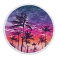 thumbnail image 1 of Fanshiluo Round Printed Microfiber Beach Towel Super Lightweight Colorful Bath Towel Sandproof Beach Blanket Beach Mat Multi-Purpose Towel For Travel Swimming Pool, 1 of 8