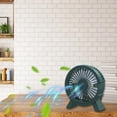 thumbnail image 1 of Fanshiluo USB Desk Fan Small But Powerful Portable Quiet Desktop Fan Adjustment Mini Fan For Better Cool Home Office Car Indoor Outdoor, 1 of 8