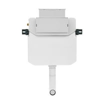 Fantôme H Concealed Toilet Tank Carrier System with Top Flush for Back-to-Wall Toilet
